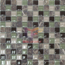 Emperador Dark Stone Mix Crystal Mosaic (CS195)